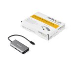 StarTech.com 4 Port USB C Hub w/ 3x USB A & 1x USB C - SuperSpeed 10Gbps USB Type-C 3.2 Gen 2 Hub - USB Bus Powered - Compact USB-C to USB Adapter Hub - Portable/Laptop Hub - Aluminum - TAA
