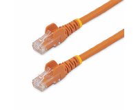 StarTech.com Câble réseau Cat6 Gigabit UTP sans crochet de 3m - Cordon Ethernet RJ45 anti-accroc - M/M - Orange