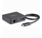 StarTech.com Adaptateur Multiport USB C - Mini Station d'Accueil USB-C Vidéo HDMI 4K - Gigabit Ethernet, Hub USB 3.0 (1x USB-A 1x USB-C) - Adaptateur Multiport USB Type-C - Compatible Thunderbolt 3