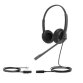 Yealink YHS34 Lite Dual Auriculares Alámbrico Diadema Oficina/Centro de llamadas Negro