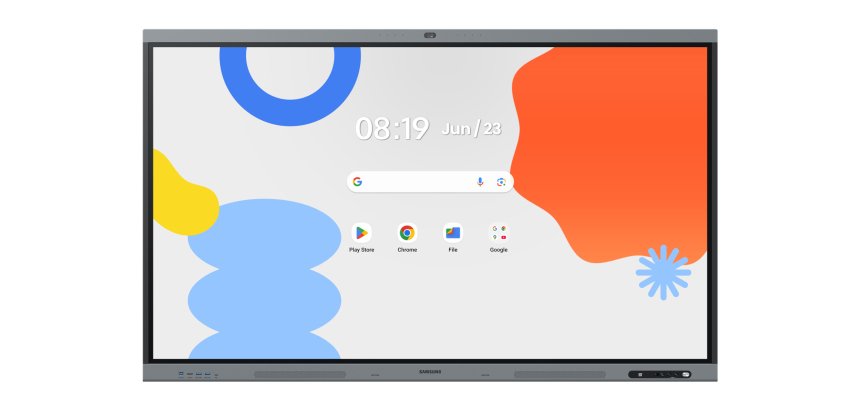 Samsung LH65WAFPLGC tableau blanc interactif 165,1 cm (65") 3840 x 2160 pixels Écran tactile Noir, Gris