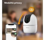 Imou A1 2Mp Telecamera motorizzata con sirena - audio bidirezionale - visione notturna - rilevamento persone