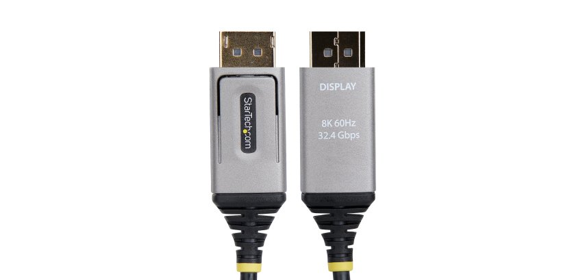 StarTech.com Câble Optique Actif Hybride (AOC) DisplayPort 1.4 de 10m, CMP Plenum, 8K 60Hz, 32,4 Gbps, Câble DisplayPort Actif