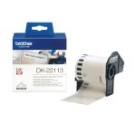 Brother DK-22113 ruban d'étiquette Noir sur transparent