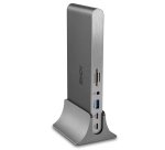 Lindy 43349 base para portátil y replicador de puertos Alámbrico USB 3.2 Gen 1 (3.1 Gen 1) Type-C Plata