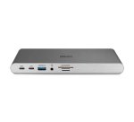 Lindy 43349 base para portátil y replicador de puertos Alámbrico USB 3.2 Gen 1 (3.1 Gen 1) Type-C Plata