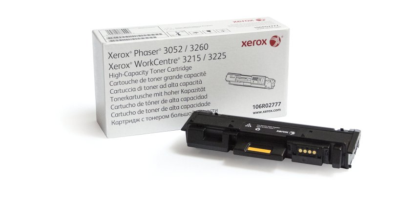 Xerox Cartuccia toner Nero a Alta capacità da 3000 Pagine per Phaser® 3052/3260, WorkCentre® 3215/3225 (106R02777)