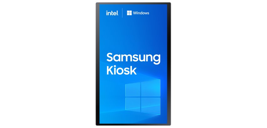Samsung KM24C-5 En forme de kiosk 61 cm (24") LED 250 cd/m² Full HD Blanc Écran tactile Intégré dans le processeur Windows 10 IoT Enterprise 16/7