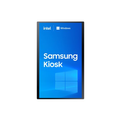 Samsung KM24C-5 En forme de kiosk 61 cm (24") LED 250 cd/m² Full HD Blanc Écran tactile Intégré dans le processeur Windows 10 IoT Enterprise 16/7