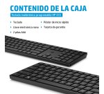 Teclado hp 455 programable inalambrico iluminacion rgb color negro