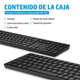 HP Teclado inalámbrico programable 455