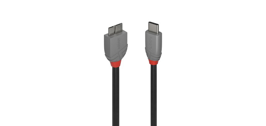 Lindy 36622 câble USB USB 3.2 Gen 1 (3.1 Gen 1) 2 m USB C Micro-USB B Noir