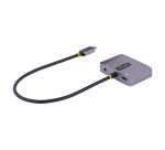 StarTech.com Adaptador de Vídeo USB C, Adaptador Multipuertos USB Tipo C a HDMI VGA con Salida de Audio de 3,5mm, HDR 4K a 60Hz, PD 3.0 de 100W, Compatible con Thunderbolt 3/4