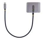 StarTech.com Adaptador de Vídeo USB C, Adaptador Multipuertos USB Tipo C a HDMI VGA con Salida de Audio de 3,5mm, HDR 4K a 60Hz, PD 3.0 de 100W, Compatible con Thunderbolt 3/4