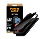 PanzerGlass ® 2-Way Privacy Screen Protector iPhone Air | Ultra-Wide Fit w. EasyAligner Protector de pantalla Apple 1 pieza(s)