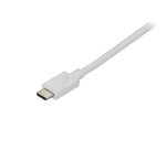 StarTech.com Câble Adaptateur USB C vers DisplayPort 1.2 4K 60Hz - 1,8m - Câble USB-C vers DisplayPort - HBR2 - Câble Vidéo USB Type-C DP Alt Mode vers Moniteur DP - Fonctionne avec Thunderbolt 3 - Blanc