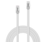 Lindy Câble réseau Plat Blanc Cat.6 U/UTP, 1m