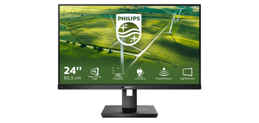 Philips 242B1G/00 computer monitor 60.5 cm (23.8") 1920 x 1080 pixels Full HD LED Black