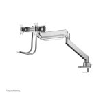 Neomounts NM-D775DXSILVER Support d'écran à fixer 10-32" - ressort à gaz - Topfix - arrêt 180°