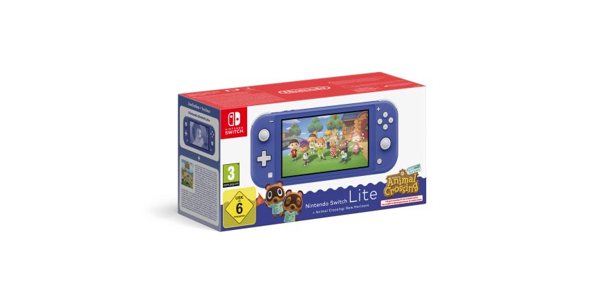 Nintendo Switch Animal Crossing videoconsola portátil 14 cm (5.5") 32 GB Pantalla táctil Wifi Azul