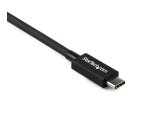 StarTech.com 2.6ft (80cm) Thunderbolt 3 Cable, 40Gbps, 100W PD, 4K/5K, Thunderbolt Certified, Compatible with Thunderbolt 4/USB 3.2/DisplayPort