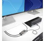 StarTech.com Hub MST DisplayPort a 2 Porte - Adattatore Multi-Monitor DP 1.4 a 2x DP 5K 60Hz - Sdoppiatore\Splitter Video DisplayPort per Doppio Monitor - Cavo Integrato lungo - Solo Windows