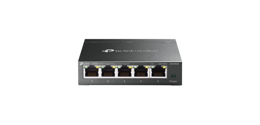 TP-Link Omada DS105GE commutateur réseau Géré L2 Gigabit Ethernet (10/100/1000) Noir