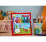 Feutre coloriage stabilo powermax maxi schoolpack encre lavable pointe large bloquee coloris assortis carton 140 unites