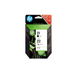 HP Confezione da 2 cartucce originali di inchiostro nero 21/tricromia 22