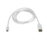 StarTech.com Câble Adaptateur USB C vers DisplayPort 1.2 4K 60Hz - 1,8m - Câble USB-C vers DisplayPort - HBR2 - Câble Vidéo USB Type-C DP Alt Mode vers Moniteur DP - Fonctionne avec Thunderbolt 3 - Blanc