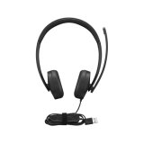 Lenovo 4XD1P83425 cuffia e auricolare Cablato A Padiglione Musica e Chiamate USB tipo A Nero