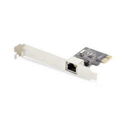 StarTech.com Carte Réseau PCIe Gigabit à 1 Port, Carte LAN PCI Express 10/100/1000Mbps, NIC, Realtek RTL8111H, Fonctionne avec Windows et Linux, Conforme TAA