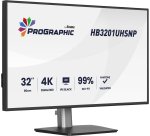 iiyama ProGraphic HB3201UHSNP-B1 computer monitor 80 cm (31.5") 3840 x 2160 Pixels 4K Ultra HD Zwart