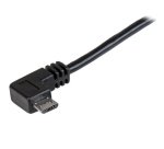 Cable de 1m Micro USB con conector acodado a la derecha - Cable de Carga y Sincronización