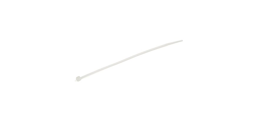 StarTech.com Fascette fermacavo riutilizzabili da 15 cm - 3 mm di larghezza, 55mm di diametro del fascio e resistenza alla trazione 18 kg, fascette in nylon autobloccanti, Omologati 94V-2/UL, 100 pezzi - bianco