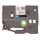 Ruban brother thermoretractible hse 231     11,7mm etiquette impression   noir/blanc