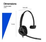 HP Poly Mission 415 Monaural USB Wired Headset