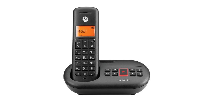 Motorola E211 Telefono DECT Identificatore di chiamata Nero