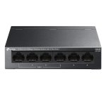 TP-Link LS106P commutateur réseau Non-géré L2 Fast Ethernet (10/100) Connexion Ethernet, supportant l'alimentation via ce port (PoE) Bureau Noir