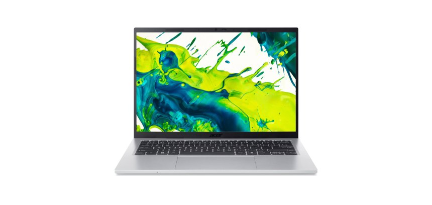 Acer Aspire Go 14 AG14-72P-58Z2 Intel Core 5 120U Ordinateur portable 35,6 cm (14") WUXGA 16 Go DDR4-SDRAM 512 Go SSD Wi-Fi 6 (802.11ax) Windows 11 Home Argent