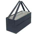 Sac de rangement Desk Sharing, en tissu, gris velours