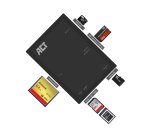 ACT AC6370 memory card reader USB 3.2 Gen 1 (3.1 Gen 1) Type-A Black