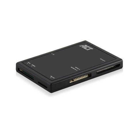 ACT AC6370 lecteur de carte mémoire USB 3.2 Gen 1 (3.1 Gen 1) Type-A Noir