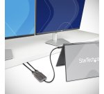StarTech.com Adaptador USB-C a HDMI Doble - Hub MST USB Tipo C - Divisor Extensor de Monitor HDMI 4K 60Hz para Portátil - HDR - con Cable Incorporado Extra Largo - Solamente para Windows