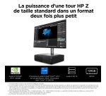HP Z2 G9 Intel® Core™ i7 i7-14700 16 Go DDR5-SDRAM 512 Go SSD NVIDIA T400 Windows 11 Pro SFF Station de travail AI Workstation Noir