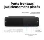 HP Z2 G9 Intel® Core™ i7 i7-14700 16 Go DDR5-SDRAM 512 Go SSD NVIDIA T400 Windows 11 Pro SFF Station de travail AI Workstation Noir