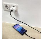 ACT AC3096 USB cable USB 2.0 1m USB C Black