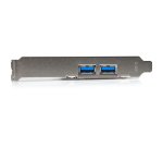 StarTech.com Scheda PCI Express USB 3.0 (5Gbps) a 4 porte - 2 esterne e 2 interne - Alimentazione SATA - Scheda di Espansione PICe USB 3.0 con Supporto UASP - 2 collettori scheda madre (IDC) interni