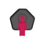 Celly SNAPVENT Soporte pasivo Teléfono móvil/smartphone Negro