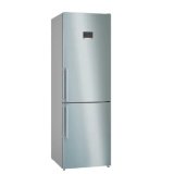 BOSCH Réfrigérateur congélateur bas KGN367ICT, Série 4,186 x 60 cm, Inox, No Frost